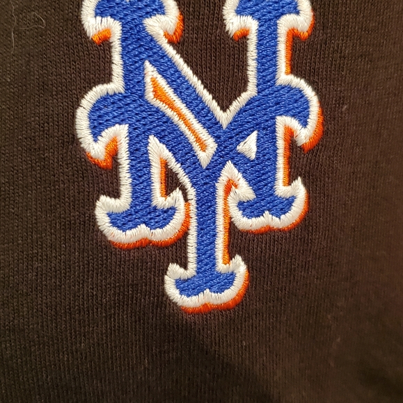 NWT Mens Black Puma Mets Long-sleeved Shirt size XL - Picture 2 of 4